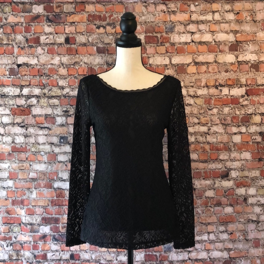 White House Black Market Lace Top
